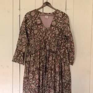 Beautiful Block Print Dress